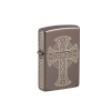 Zippo Black Ice Celtic Cross Lighter www.jware .dk https://jware.dk/en/produkt/zippo-doodle-cannabis-white-with-glow-in-the-dark/