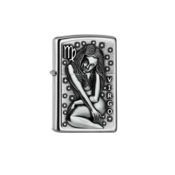 Zippo Street Chrome Plakette Virgo