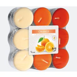 Fyrfadslysduft Orange – pakke med 18 stk