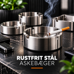 Rustfrit stål Askebæger