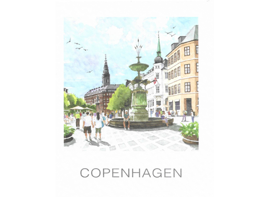 Storkespringvandet Postkort 10 x 12 cm www.jware .dk https://jware.dk/en/produkt/the-stork-fountain-postcard-10-x-12-cm/ The Stork Fountain Postcard 10 x 12 cm