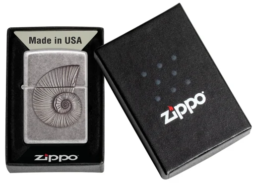 Zippo 121FB Shell Emblem Lighter - Billede 2