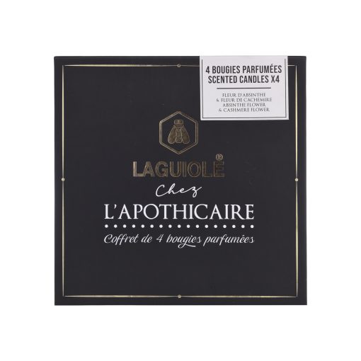 Laguiole Apoteker Duftlys Gavesæt – 4 Mini Duftlys - Billede 2
