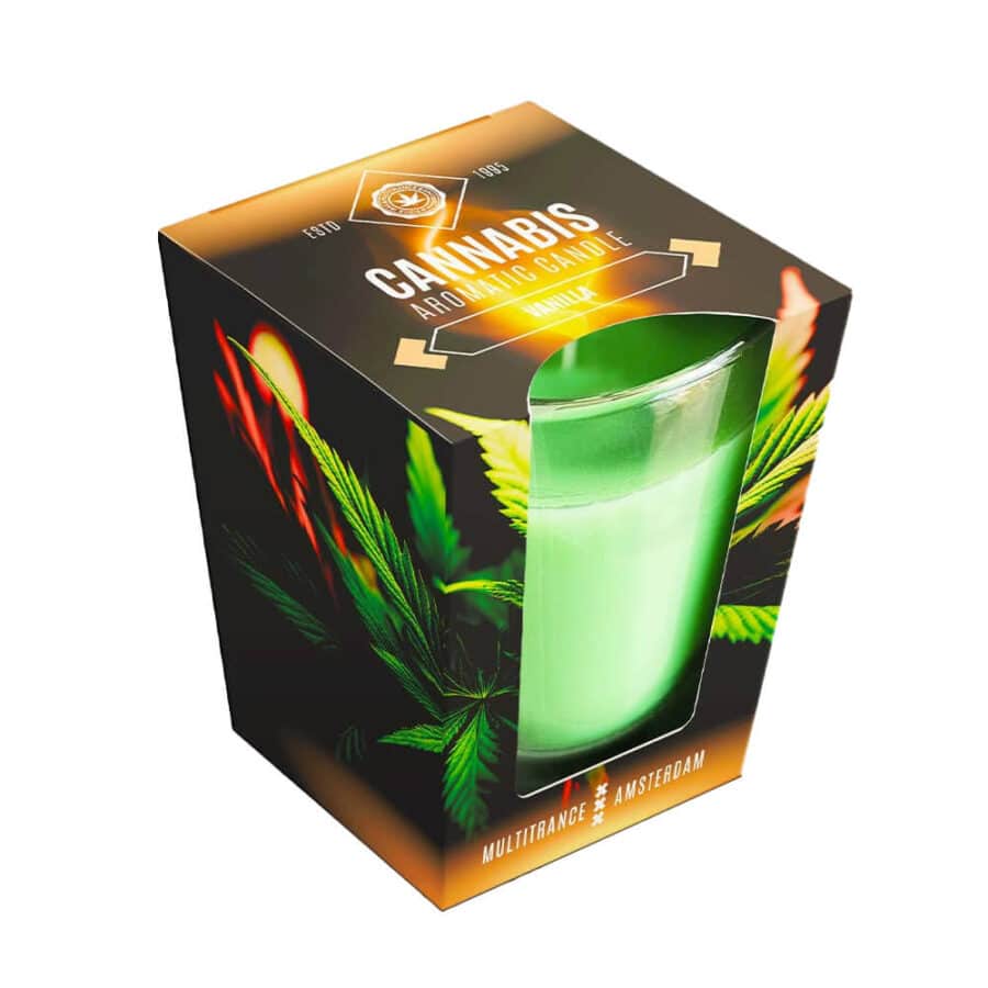 Haze Dry Vanilla Scented Cannabis Candle 90g www.jware .dk https://jware.dk/sv/produkt/haze-dry-vanilla-doftljus-med-cannabisdoft-90-g/ Haze Dry Vanilla – doftljus med cannabisdoft (90 g)