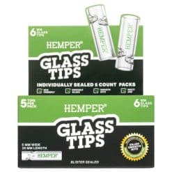 Hemper Glas Filtertips 5-pak 6 mm