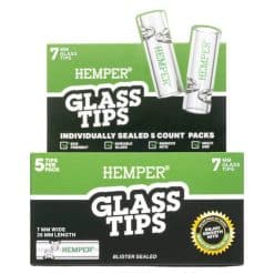 Hemper Glas Filtertips 5-pak 7 mm