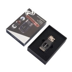 Silver Match Double Jetflames Lighter + Cutter